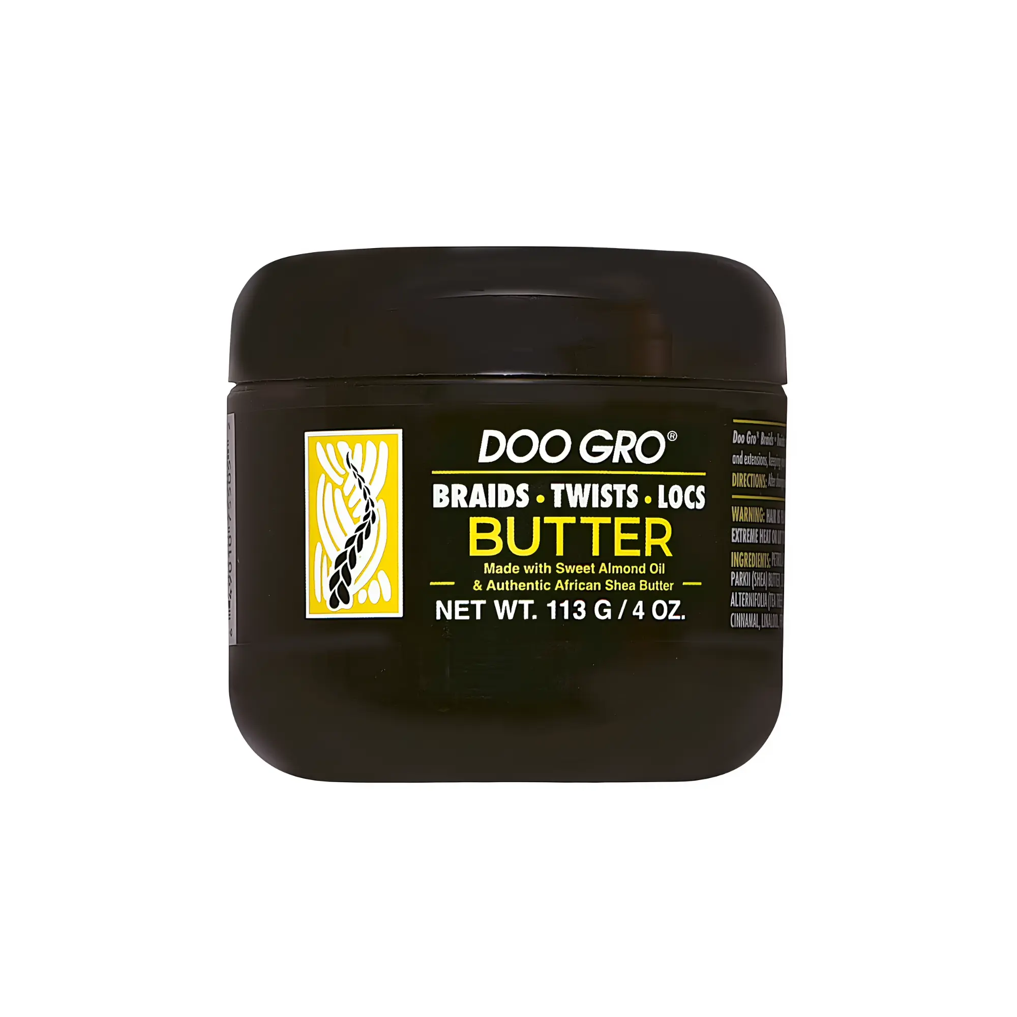 DOO GRO Braids • Twists • Locs Butter | Shea Butter, Tea Tree Oil & Sweet Almond Oil | Moisturizing Protective Style Care