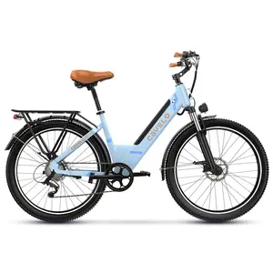 【CBVELO】2026 All-Terrain Electric Bike – 100W, 48V 14Ah Removable Battery,28MPH, 60 Mile Range, Fat Tires, Dual Suspension, Brake Light