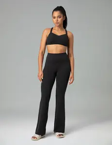 Colorfulkoala Women's Dreamlux Workout Flare Leggings High Waisted Wide Leg Bootcut Yoga Pants 29.5" / 31.5" Inseam