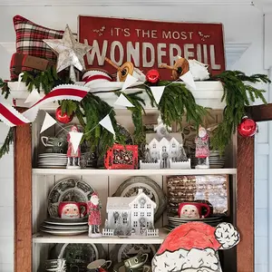 Real Touch Pine Garland - Festive Home Decor - Nature - Christmas Mantel Decor