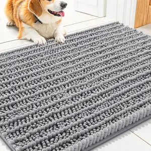 Dog Door Mat – Soft Absorbent Non-Slip Rug for Muddy Paws & Entryways