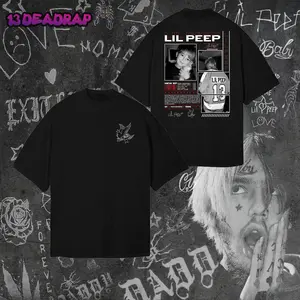 Vintage Lil Peep Emo Rap Graphic T-Shirt, Sad Boy Streetwear Tee, Underground Music Fan Shirt, Aesthetic Oversized Tee Unisex Heavy Cotton Men & Women Heavyweight Basic Top Vintage Vibe