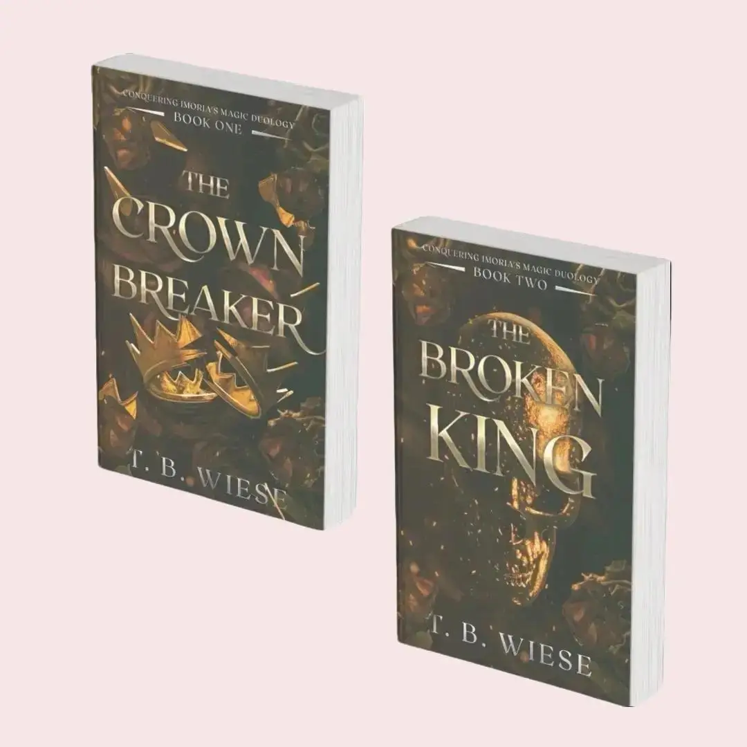 *SALE* The Crown Breaker & The Broken King Duology by T. B. Wiese- 2 Book Set, Hardcover or Paperback, Slight Imperfections, Includes Signed Editions