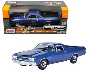 Motormax 1:24 1970 Chevrolet El Camino SS 396 Diecast Model Car