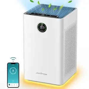 Jafända JF260s Wifi air purifier True HEPA Air Purifier for Large Rooms, Smart WiFi and Alexa Control, Removes Dust Pollen Smoke Odors