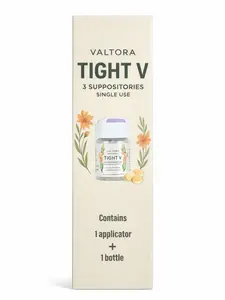 VALTORA - Tight V Plant-Based Vaginal Wellness Suppositories | 3-Day Refresh | Feminine Care Restore Gentle Moisture