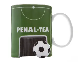 Boxer Gifts Penal-Tea Soccer Themed Gift Mug Desktop Flick Penalty Shootout