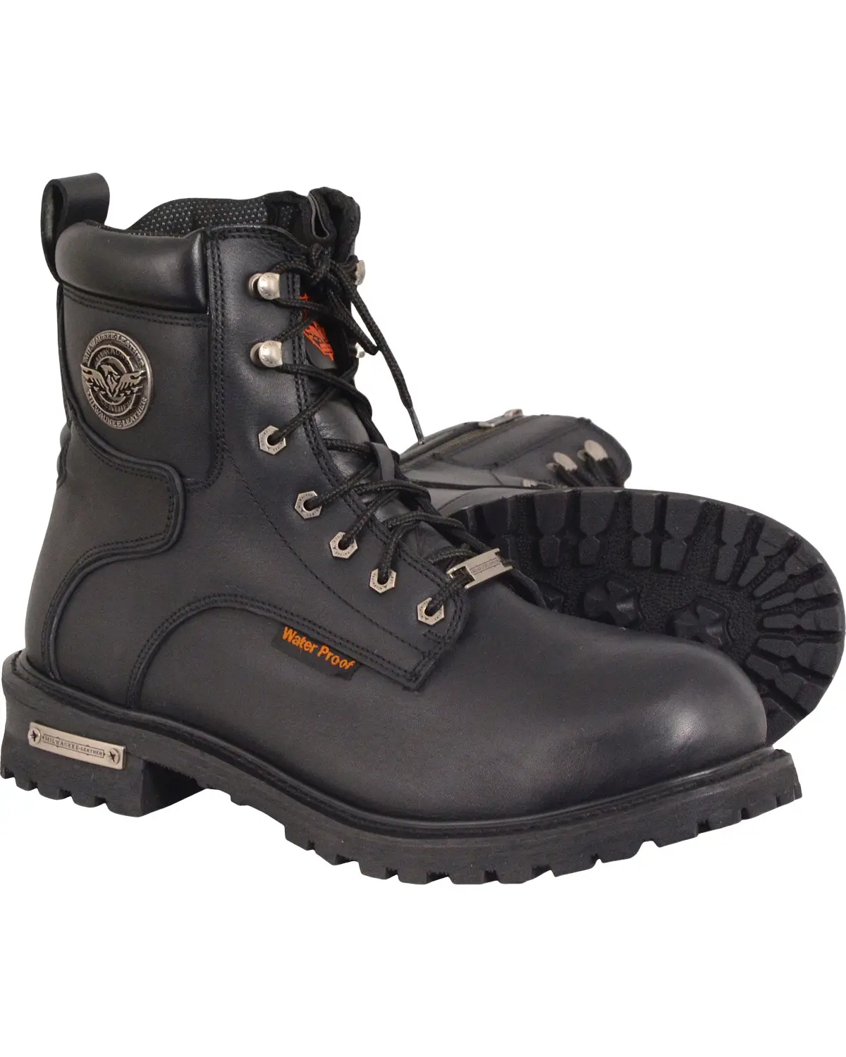 Milwaukee Leather Men's Men'S Waterproof Logger Boot Round Toe - Mbm9096wp