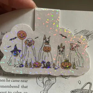Doggy ghouls magnetic bookmark