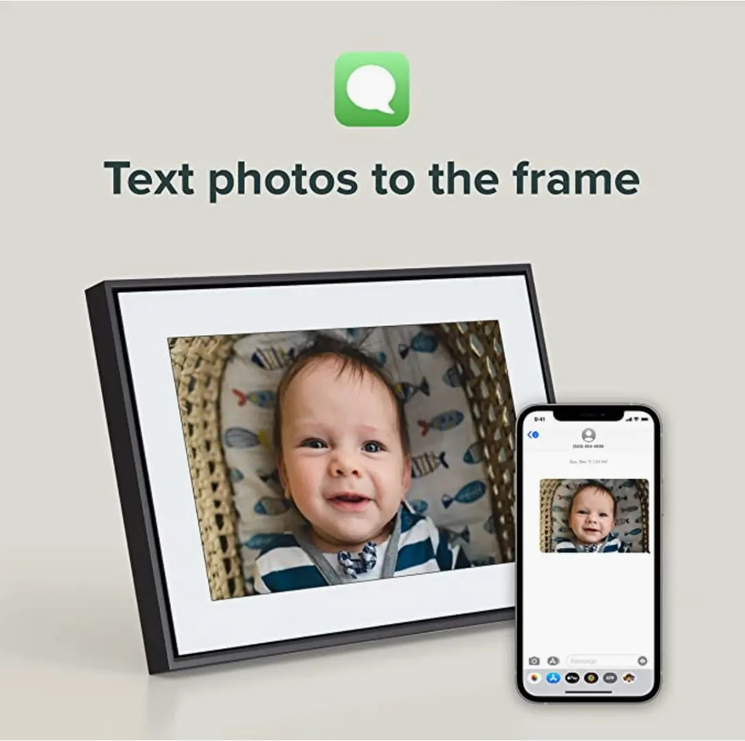 Loop Wi-Fi Digital Picture Frame with Touch Screen, 10-Inch Display ...