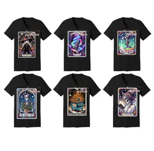 V Neck Tarot Cards SHIRT Black