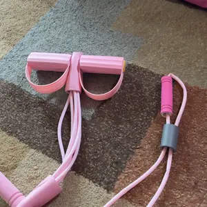 Manual Tension Training Pedal Resistance Band, Eco-Friendly Natural Latex Yoga Stretching Band, Multifunctional Adjustable Elastic Band for Home Gym Arm & Waist and Abdomen Training, Exercise Equipment, Suitable for Both Men and Women