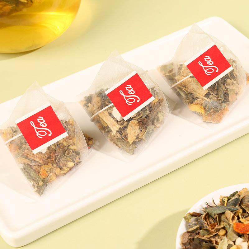 Kanglai Herbal Tea Bags - 10-Herb Natural Plant Blend for Light & Clean After Meals - Caffeine-Free & Easy to Enjoy - 75g Pack