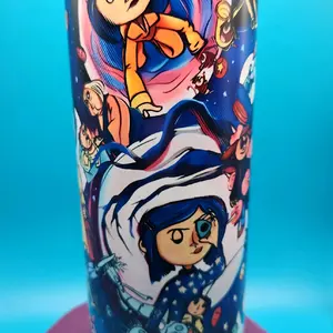 Coraline Theme Glow In The Dark 20oz Tumbler