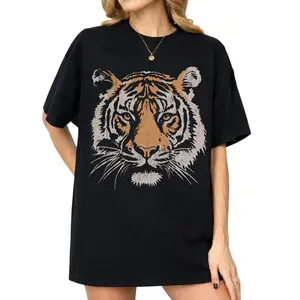 Comfort Colors Tiger Shirt, Tiger Face Graphic Tee, Big Cat Shirt, Gift for Tiger Lovers