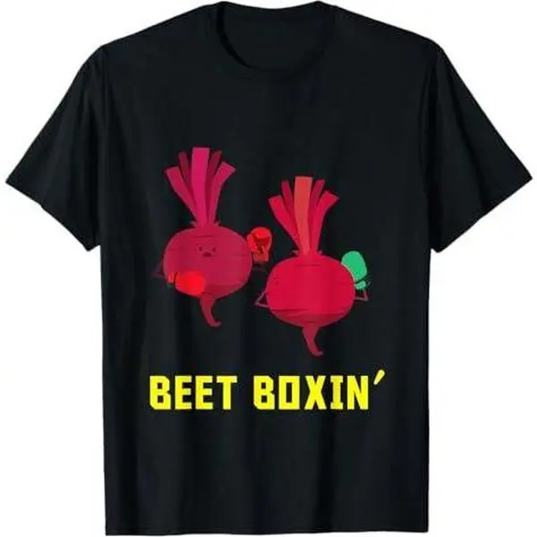 Beet Boxing Funny Boxer Vegetable Pun T-Shirt