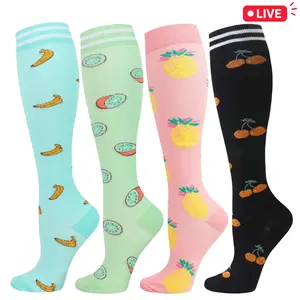ISUNIE Compression Knee High Socks for Women & Men, Muscle Support & Recovery Support for Running, Training, Climbing, Hiking & Outdoor Sports,Mid-Year Limited-Time Deal