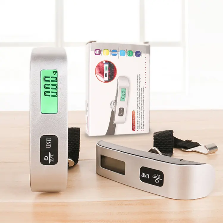 New handheld luggage scale  50 kg small electronic scale  small household scale  portable luggage scale  hanging hook scale