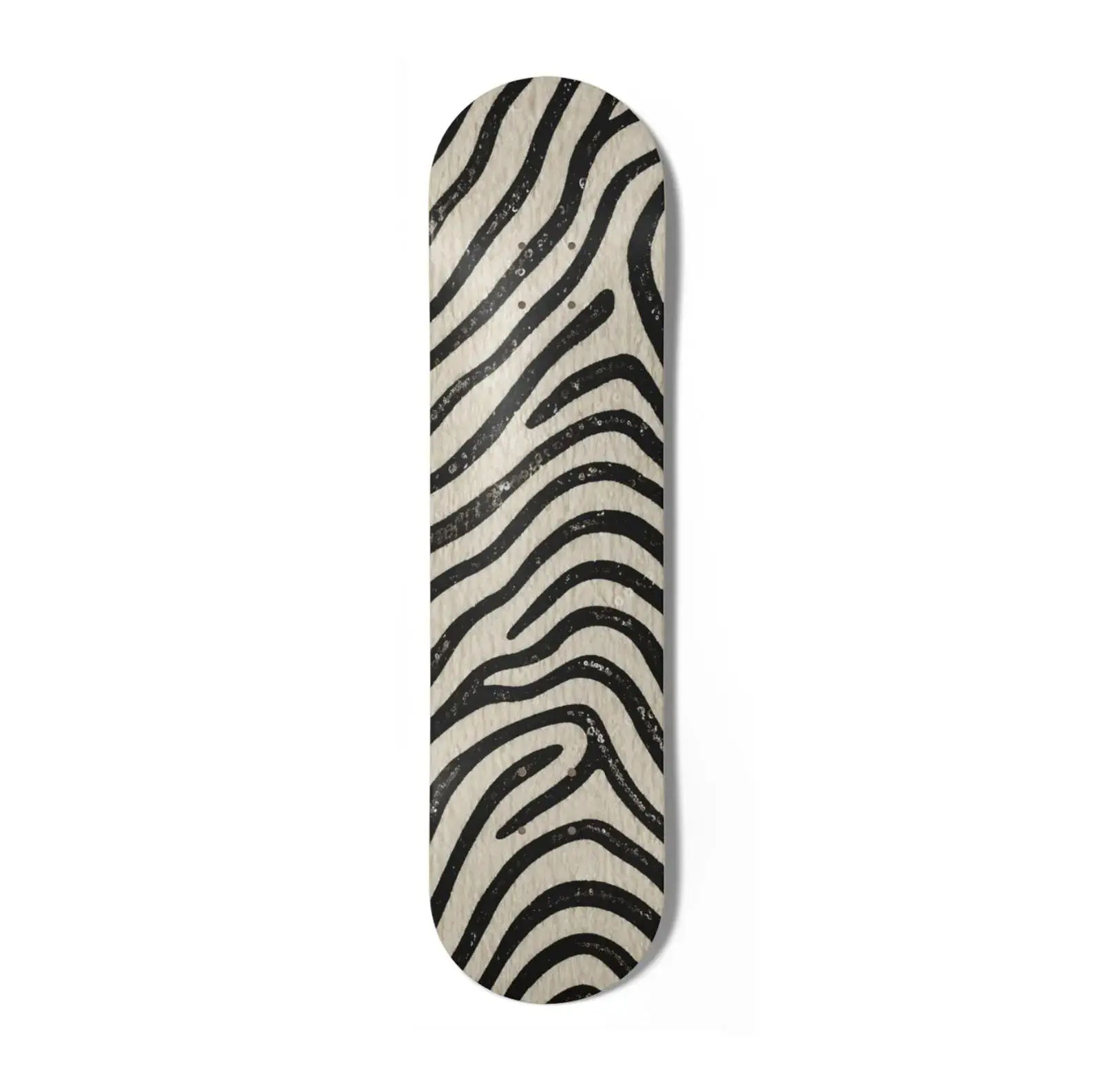 Zebra Print Skateboard Zebra Print Skateboard