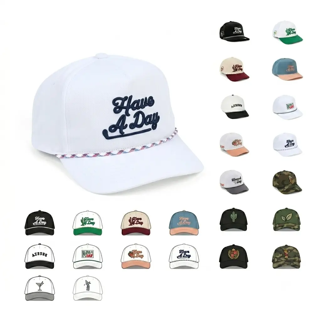 The Golf Collection | Premium Golf Lifestyle Rope Hats & Performance Caps | Limited Edition Embroidered Golf Headwear Collection for Men & Women