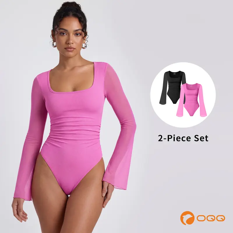 qqq bodysuit long sleeve - TikTok Shop