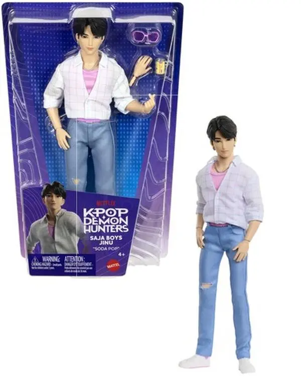 KPop Demon Hunters Saja Boys Jinu “Soda Pop" Doll (KPDH)  [COLLECTIBLES] Paper Doll, Collectible