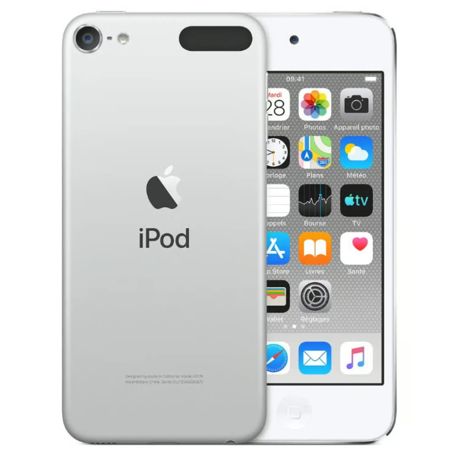 Refurbished Apple iPod Touch 7th Gen 4.0" Retina Display Silver 2019 32GB with A10 Fusion Chip & Charger Accessory | (Eco-Friendly Condition)