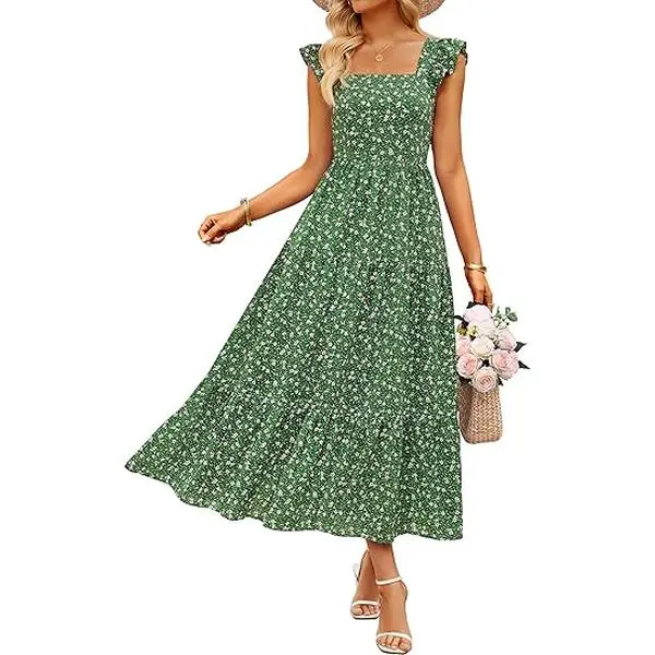 ZESICA Women's Summer Boho Floral Midi Dress 2026 Casual Ruffle Cap Sleeve Beach Wedding Guest Flowy Tiered Long Dresses - TikTok Shop ZESICA Women's Summer Boho Floral Midi Dress 2026 Casual Ruffle Cap Sleeve Beach Wedding Guest Flowy Tiered Long Dresses - TikTok Shop
