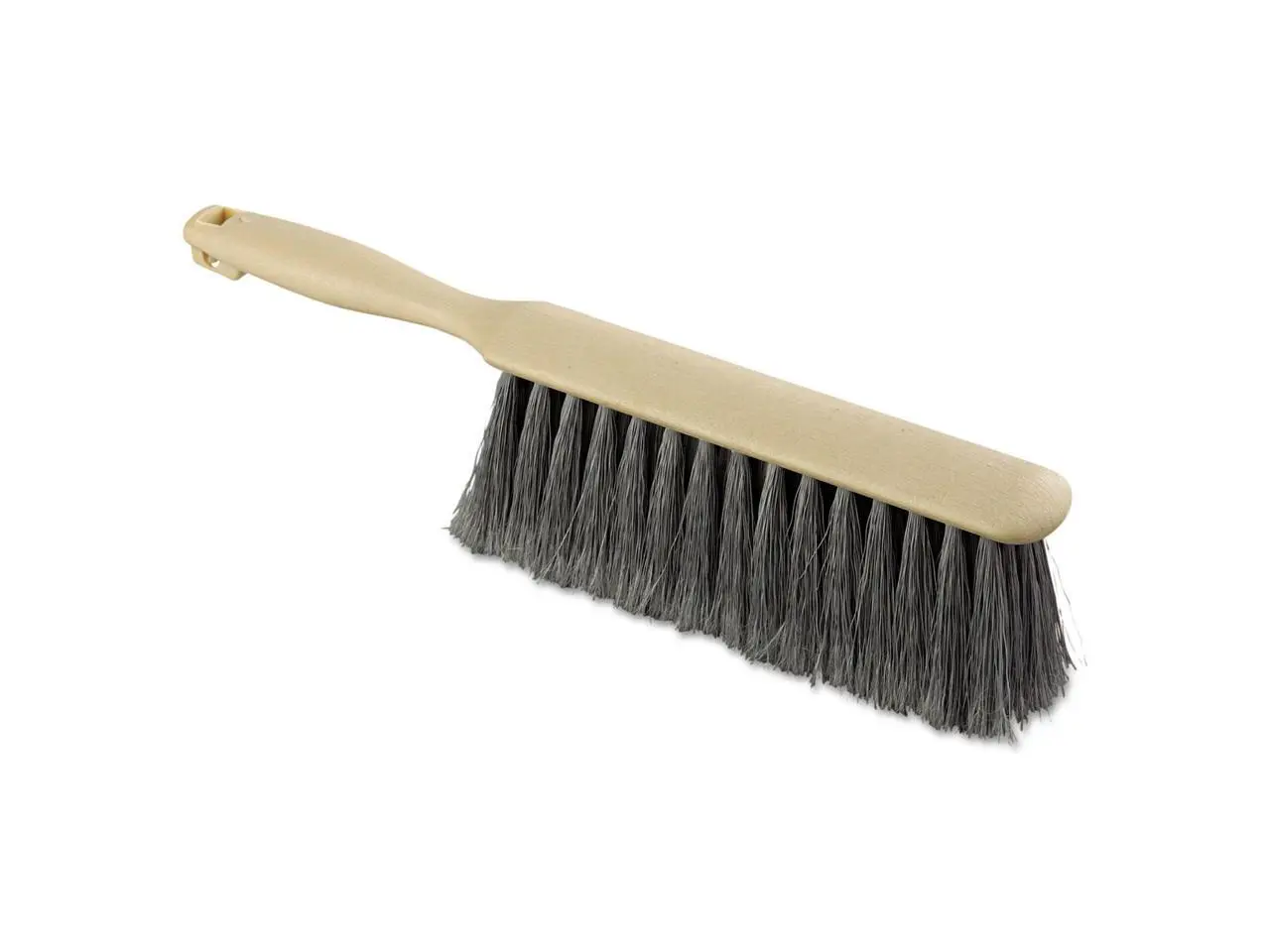 Boardwalk Counter Brush Flagged Polypropylene Fill 8" Long Tan Handle 5408