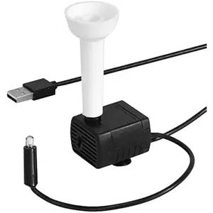 furrybaby Pet Water Fountain Replacement Pump and Light Set (For Square Water Fountain)