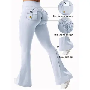 High waisted, hip lifting, abdominal tightening and slim fit yoga pants with pocket design, convenient for carrying small items, suitable for sports, running, cycling, yoga, pickle ball exercise, leisure and multi scene dressing.