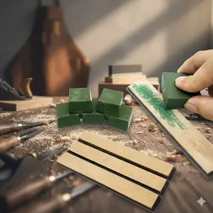 Professional Knife Sharpening Kit: High-Precision Manual Whetstone Set, Multi-Function Sharpener with Leather Strop & Polishing Compound. Durable Anti-Slip Design for Kitchen & Outdoor Tool Maintenance, Anti-Rust Efficient Care System.