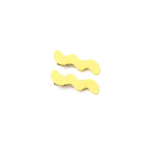 Wavy Clip Set in Yellow