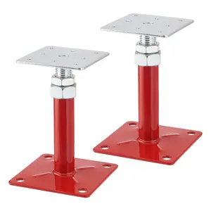 House Floor Jacks, 5-8" Height Range Adjustable Screw Jacks Post, Foundation Jacks for Leveling The Basement Floor, Load Capacity 5000lbs, 2PCS
