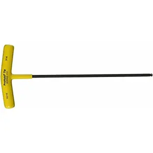 Bondhus 75110 3/16 Inch ProHold Ball End T-Handle ProGuard Finish, 2 Piece