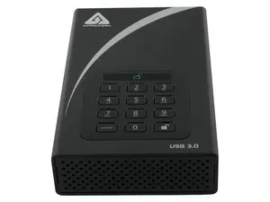 APRICORN Aegis Padlock DT 4TB USB 3.0 External Hard Drive ADT-3PL256-4000 Black