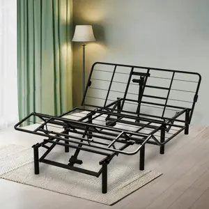 [SOIYELIFE]Queen Size Ergonomic Electric Adjustable Bed Base with Zero Gravity Mode, Dual USB Ports (A+C), Quiet Motor, and Wireless Remote Control with Memory Function