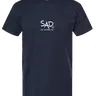 Stay Another Day Menswear Short-Sleeve Loose-Fit Round Neck Cotton Slogan T-Shirt - Minimalist Casual Positivity Mental Health Awareness Top