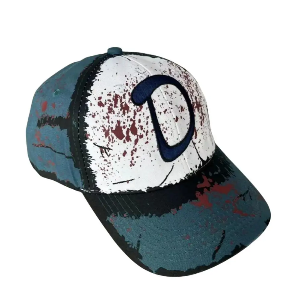 Anime Game Cosplay Clementine Hat The Walking Dead Adjustable Men Women Baseball Cap Unisex Cotton Sunshade Hat