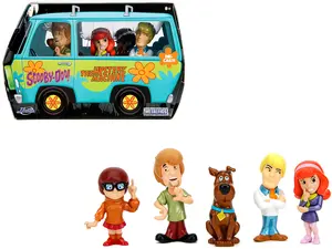 Set of 5 Diecast Figures "Scooby-Doo" TV Series "Metalfigs" Series Die Cast Models by Jada