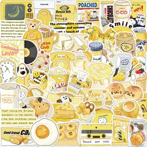 Cute Cartoon Pattern Sticker, 50pcs/set Self-adhesive Stickers, Decorative Sticker for Phone Case, Computer, Guitar, Bag, Water Cup, Scrapbook, Ornaments