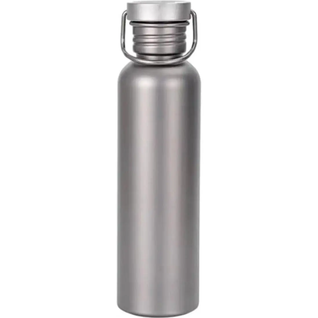 750ml Titanium Water Bottle with Lid, Water Bottle with Cup Sleeve Outdoor Camping Sports Bottle Tourism Cycling Hiking Camping Water Bottle