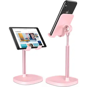 Pink Kitchen Accessories Room Decor Kawaii Desk Accessories for Women, Vanity Decor Vanity Accessories Pink Office Supplies Women Free Your Neck Height Angle Adjustable Cute Desk Accessories