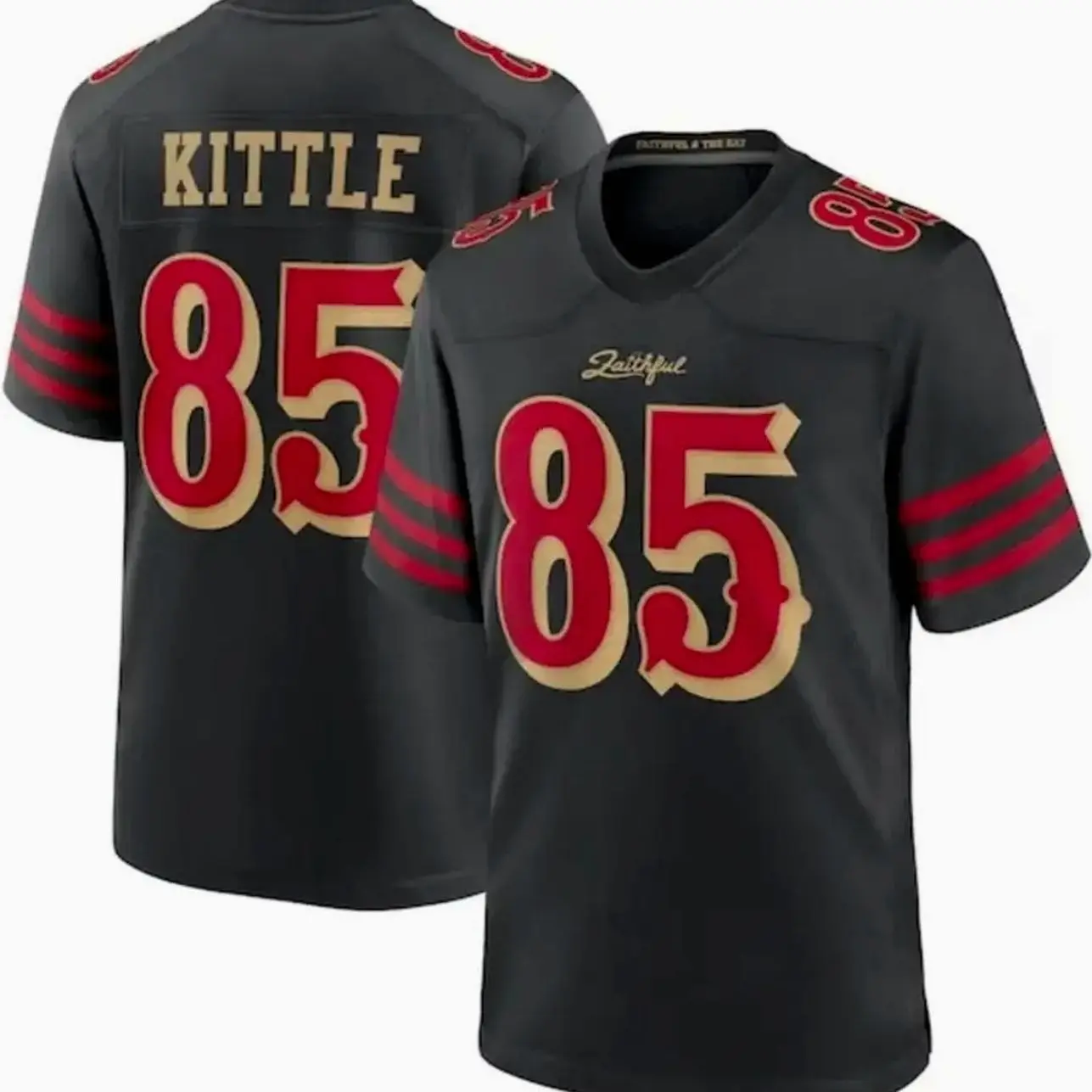 Men's Sport Activewear Kittle #85 Jersey Shirt, America Football Jersey, Sport Clothing, Football Uniform, Jersey For Football Fans, Gift for him
