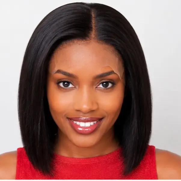 Sissi Charles HD Lace Straight Bob Wig – Natural Black
