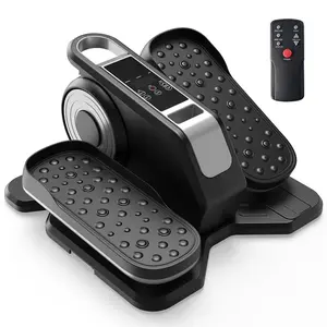 Under-Desk Elliptical Machine–Compact & Quiet Mini Pedal Exerciser with Adjustable Speed, LED Display, Portable Fitness Solution for Home or Office Workouts