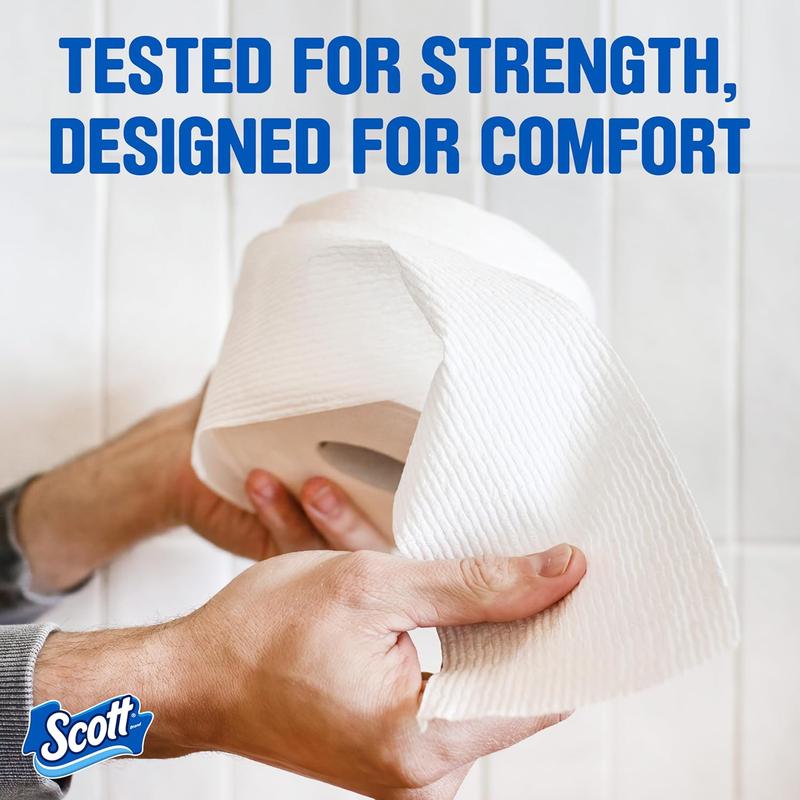 ComfortPlus Toilet Paper 12 Double Rolls 231 Sheets per Roll 1-Ply Septic-Safe 3x Thicker 4x Stronger Softness & Strength