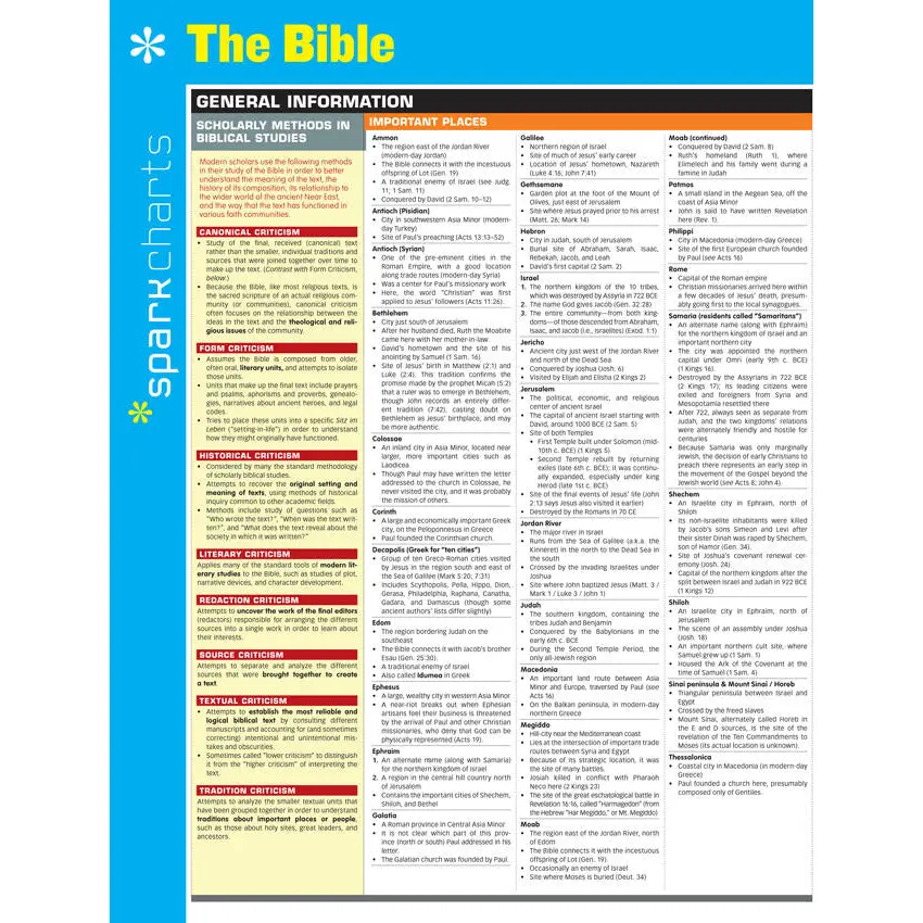 The Bible SparkCharts