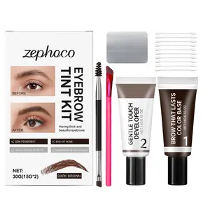 Deep Eyebrow Kit, Natural Looking 3D Brow Shape, Long-Lasting Waterproof Formula, Easy Application, No Smudging