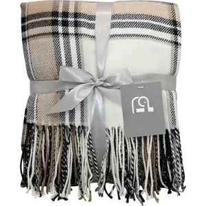 Blankets - Decorative Classic Blanket - Buffalo Plaid Throw Blanket - Comfortable and Ultra-Soft - Lightweight & Indoor Outdoor Blanket - Ideal for Living Room, Couch, Travelling Good for  Seasons